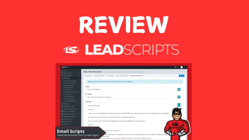 LeadScripts life time deal