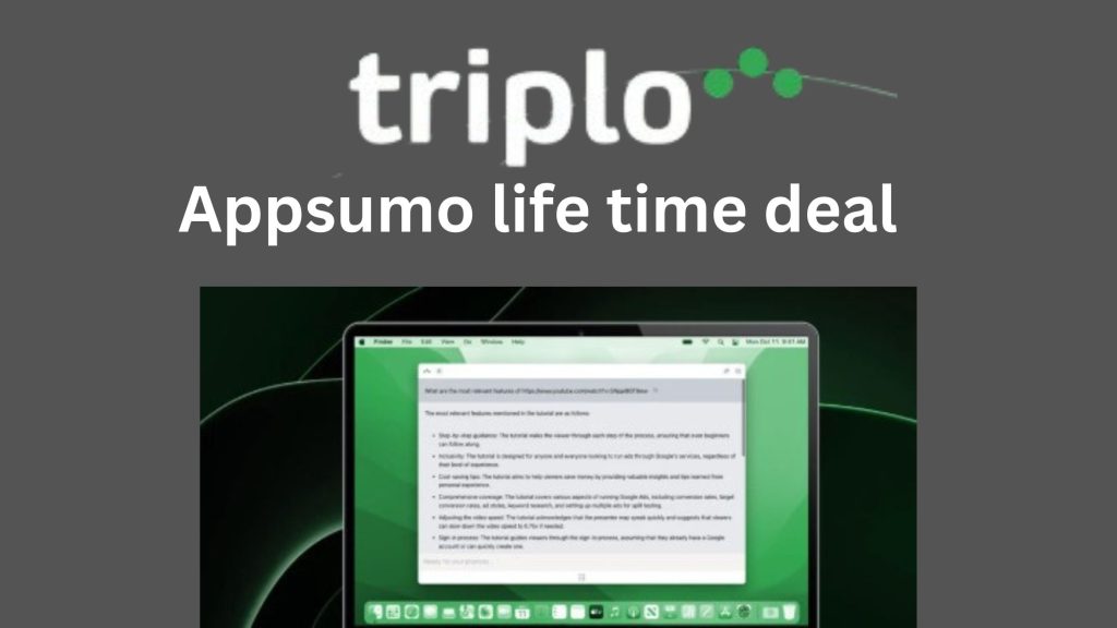 Triplo AI life time deal