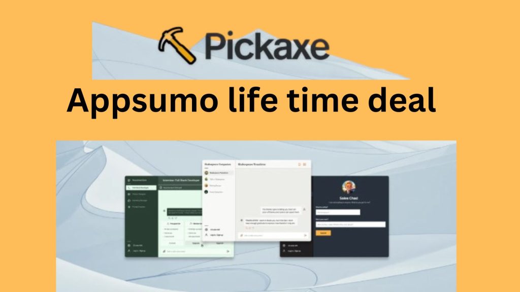 Pickaxe life time deal